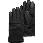 Gants Isotoner Gants homme spécial vélo en cuir de chèvre Noir