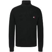 Sweat-shirt Tommy Jeans Pull homme col roule Ref 64109 BDS Noir