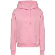 Sweat-shirt Tommy Jeans Sweat a capuche femme Ref 64086 THA Rose