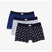 Caleçons Lacoste Lot de 3 boxers marine