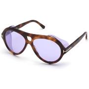 Lunettes de soleil Tom Ford FT0882 Neughman Lunettes de soleil, Havana...