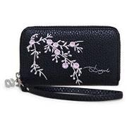 Portefeuille Desigual Portefeuille Mini Zip Blossom Noir 72Y9YQY