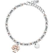 Bijoux La Petite Story Bracelet en acier et cristal