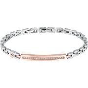 Bracelets Maserati Bracelet en acier et cristal