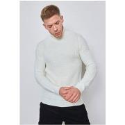 Pull Kebello Pull col roulé Blanc H