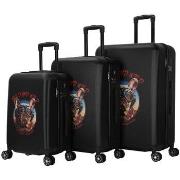 Valise Deeluxe Set de 3 valises 4 roues ABS - DOGGY RIDER -