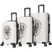 Valise Deeluxe Set de 3 valises 4 roues ABS - FREE SOUL -