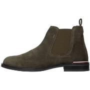 Boots Tommy Hilfiger Bottines homme Ref 64253 BCV Vert