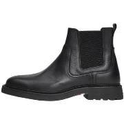 Boots Tommy Hilfiger Bottines homme Ref 64256 BDS Noir