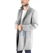 Veste Distretto12 Manteau Amos gris perle