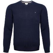 Sweat-shirt R2 Amsterdam R2 Pull Laine Merino Marine