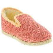 Chaussons Chausse Mouton - Charentaises BERMUDES - Rose - Taille