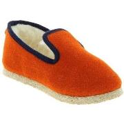 Chaussons Chausse Mouton - Chaussons TWEED - Orange - Taille