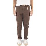 Pantalon White Sand Pantalon Chino En Gabardine Marron