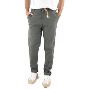 Jeans White Sand Pantalon Chino en Gabardine Vert Militaire