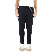 Pantalon White Sand Pantalon Chino en Gabardine Bleu Marine