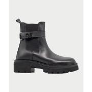 Bottes Albano Bottines en cuir de veau noir