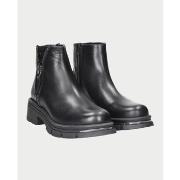 Bottes Albano Bottines en cuir de veau noir