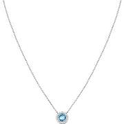 Bijoux Morellato Collier en argent 925/1000 recyclé et aquamarine