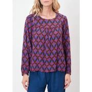 Blouses La Fiancee Du Mekong Blouse fluide imprimée MAEVA