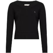 Sweat-shirt Calvin Klein Jeans Pull femme Ref 64284 BEH Noir