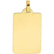 Pendentifs Brillaxis Plaque or jaune 18 carats