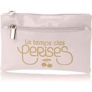 Pochette Le Temps des Cerises pochette femme Rumba 17 blanc or vernis