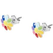 Boucles oreilles Cleor jewels/piercing en argent 925/1000 et émail