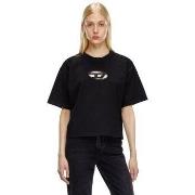 T-shirt Diesel A15096 0NIAX - T-BUXT-CROP-9XX BLACK