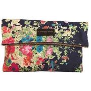 Sac Bandouliere Christian Lacroix Pochette Eden 4 Fleurs Navy