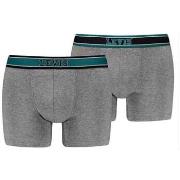 Boxers Levis BOXER MEN COLLEAGIC 2P - GREY MELANGE COMBO - L