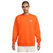 Sweat-shirt Nike SWEATSHIRT M NSW CLUB CRW BB - SAFETY ORANGE/WHITE - ...