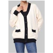 Pull Kebello Pull Cardigan Beige F