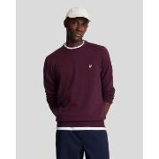 Pull Lyle &amp; Scott KN2110V MERINO CREW-Z562 BURGUNDY