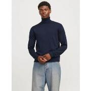 Pull Jack &amp; Jones 12216829 MERINO ROLL NECK-NIGHT SKY