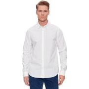 Chemise Calvin Klein Jeans Chemise homme Blanche - J30J324614 YAF