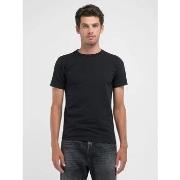 T-shirt Replay M6947 .000.23352P COMPACT JERSEY-098 BLACK