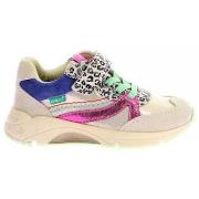 Baskets enfant Kickers BASKET RUNRUN MULTICO LEOPARD