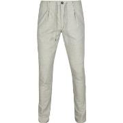 Pantalon Profuomo Chino Sportcord Gris Clair