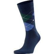 Chaussettes Burlington Laine Edinburgh Bleu 6879