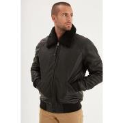 Veste Daytona JOHNSON + FUR COW MALIBU BLACK