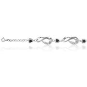 Bracelets Cleor Bracelet en argent 925/1000 et zircon