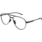 Lunettes de soleil Gucci GG1679O Cadres Optiques, Noir/Transparent, 56...