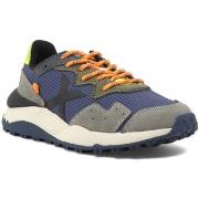 Chaussures Munich Running Suede Sneaker Uomo Blue Grey 9880017