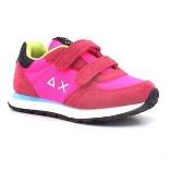 Bottes enfant Sun68 Ally Solid Nylon Sneaker Bambino Fuxia Fluo Z33401...