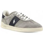 Chaussures Ralph Lauren Suede Sneaker Uomo Gray Navy 809954903001