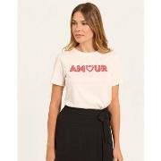 T-shirt Naf Naf T-shirt Amoureuse