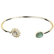 Bijoux Cleor jewels/bangle en laiton et aventurine