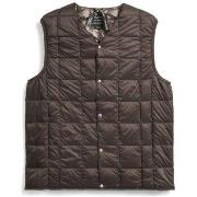 Gilet Taion Gilet Basic V Neck Dark Chocolate