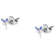 Boucles oreilles Cleor Boucles d'oreilles en argent 925/1000 et émail